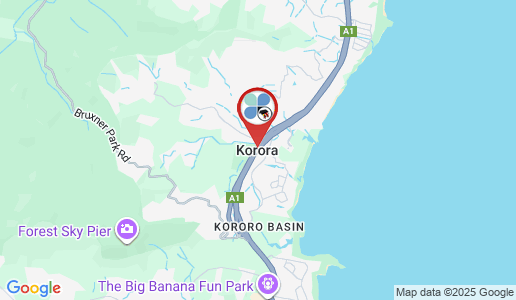 Korora google map