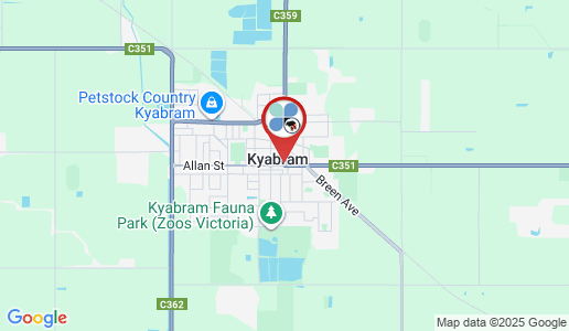 Kyabram google map