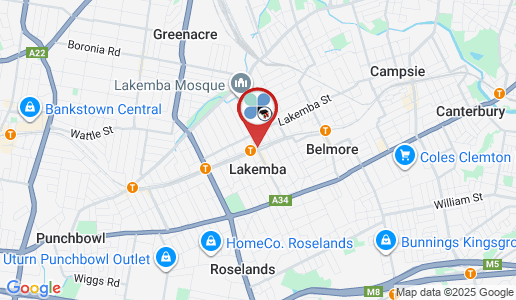 Lakemba google map