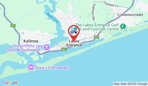 Lakes Entrance google map