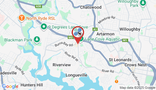 Lane Cove google map
