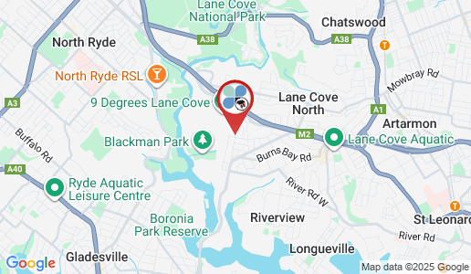Lane Cove West google map