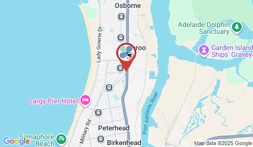 Largs North google map