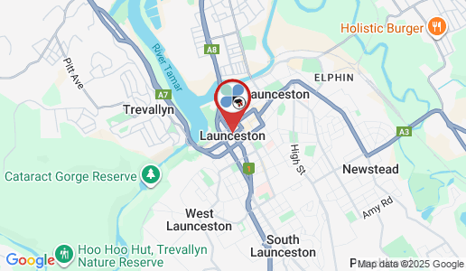 Launceston google map