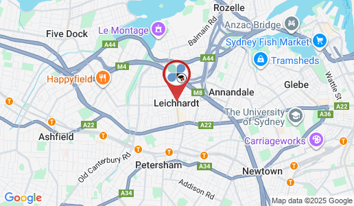 Leichhardt google map