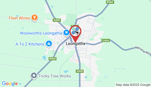 Leongatha google map
