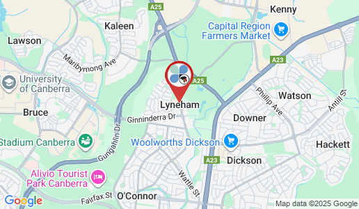Lyneham google map