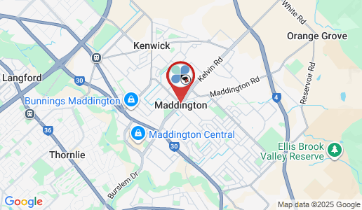 Maddington google map