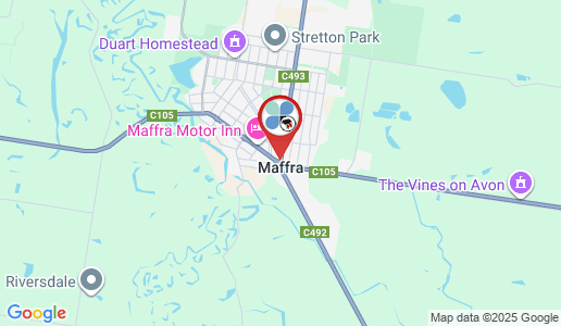 Maffra google map