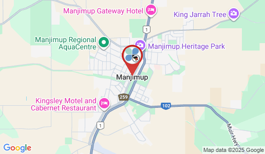 Manjimup google map