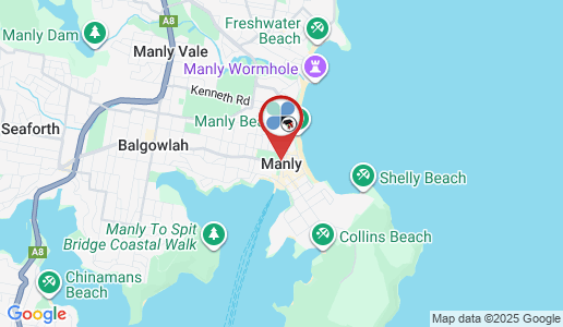 Manly google map