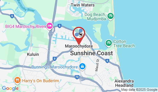 Maroochydore google map