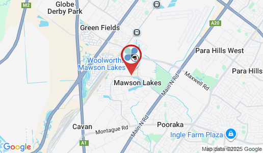 Mawson Lakes google map