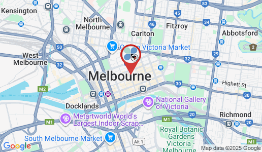 Melbourne google map