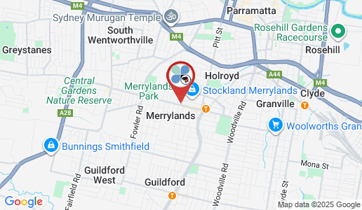 Merrylands google map