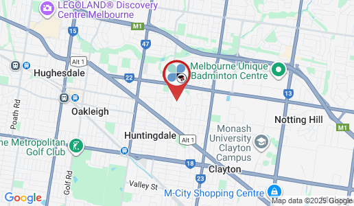 Monash google map