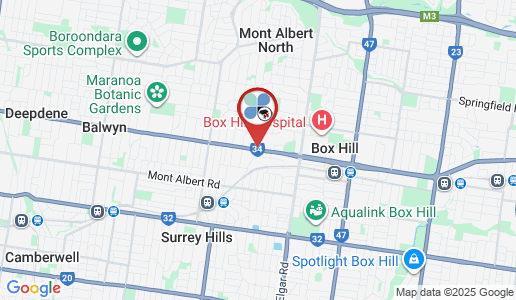 Mont Albert google map