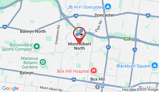 Mont Albert North google map