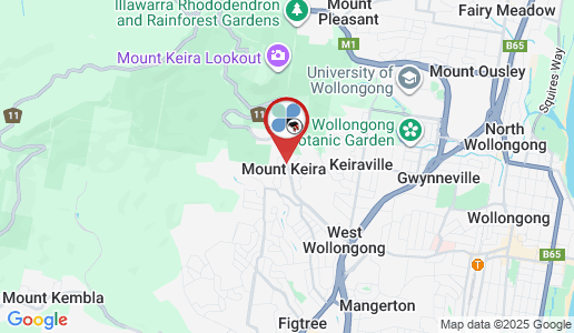 Mount Keira google map