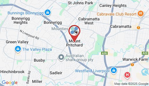 Mount Pritchard google map