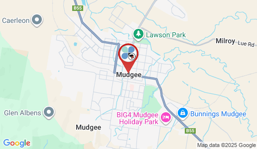 Mudgee google map