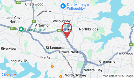 Naremburn google map