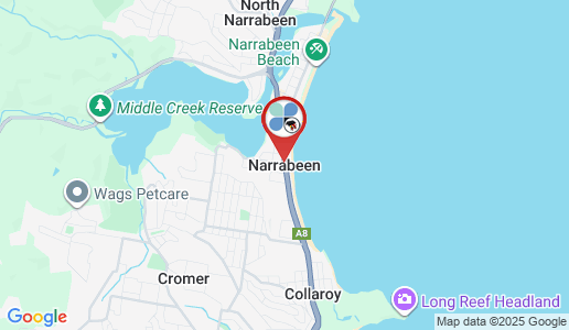Narrabeen google map