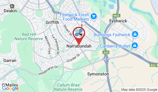 Narrabundah google map