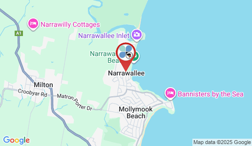 Narrawallee google map
