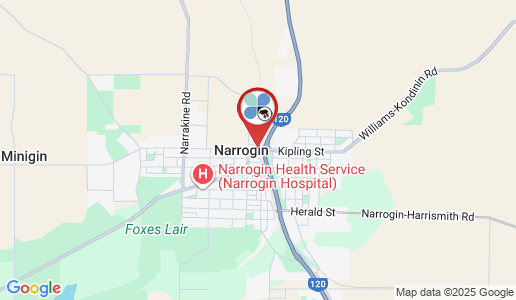 Narrogin google map