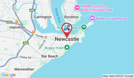 Newcastle google map