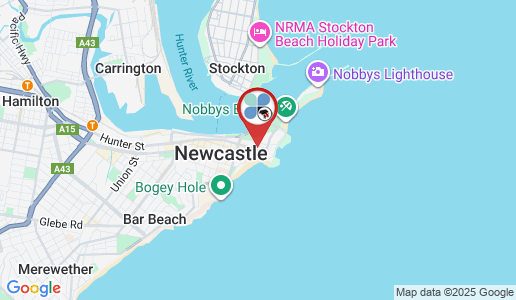 Newcastle East google map