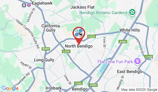 North Bendigo google map