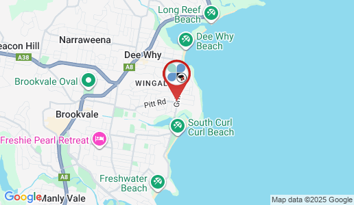 North Curl Curl google map