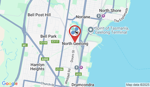 North Geelong google map