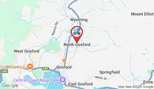 North Gosford google map