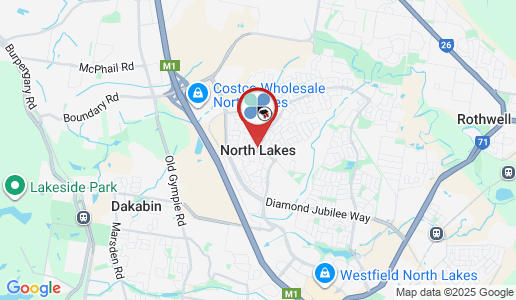 North Lakes google map