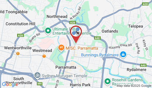 North Parramatta google map