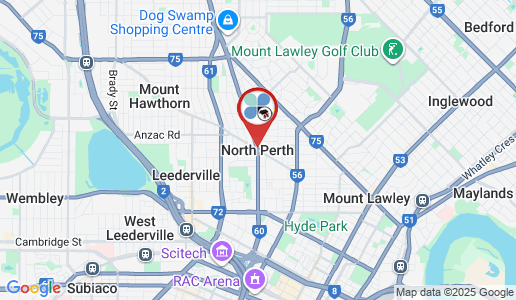 North Perth google map