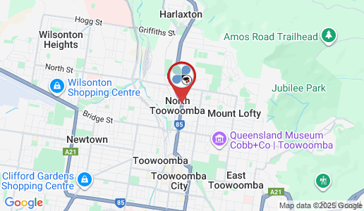 North Toowoomba google map