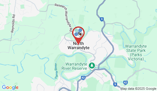 North Warrandyte google map