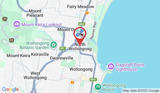 North Wollongong google map