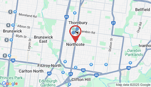 Northcote google map