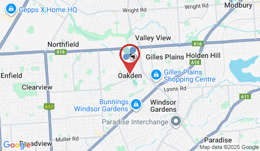 Oakden google map