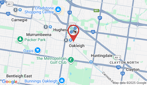 Oakleigh google map