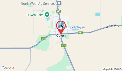 Ouyen google map