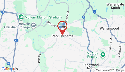 Park Orchards google map