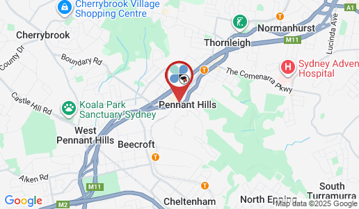 Pennant Hills google map