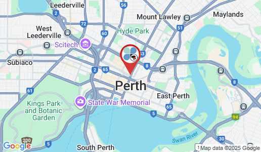 Perth google map
