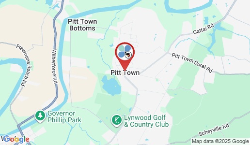 Pitt Town google map